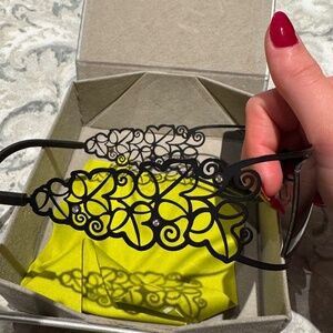 Black sunglasses with diamonds